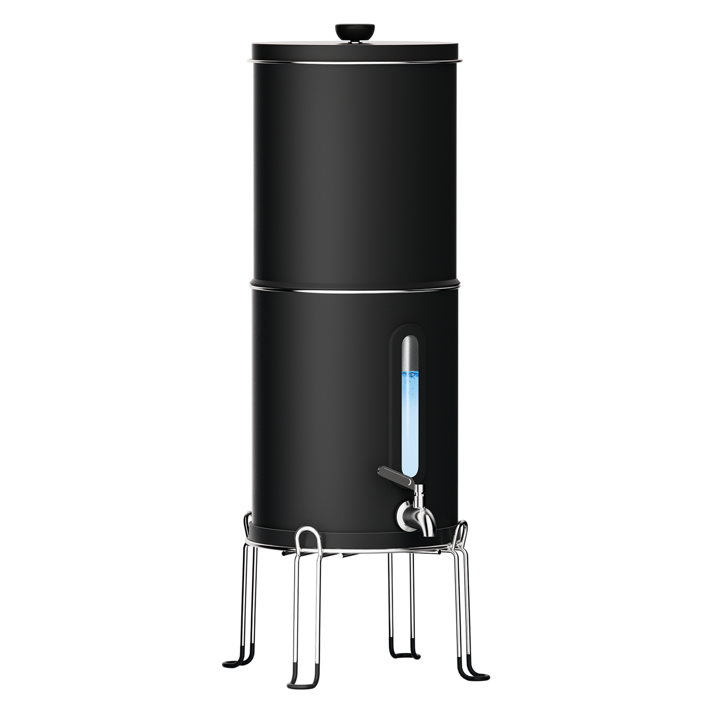 Opti Steel | Alkaline Stainless Countertop Water Dispenser (2.25 Gallon Capacity) + 1 Filter (200 Gal)