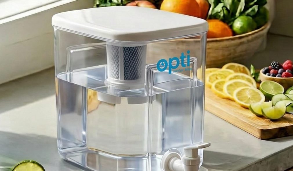 Opti Chill on a kitchen counter with fresh fruit