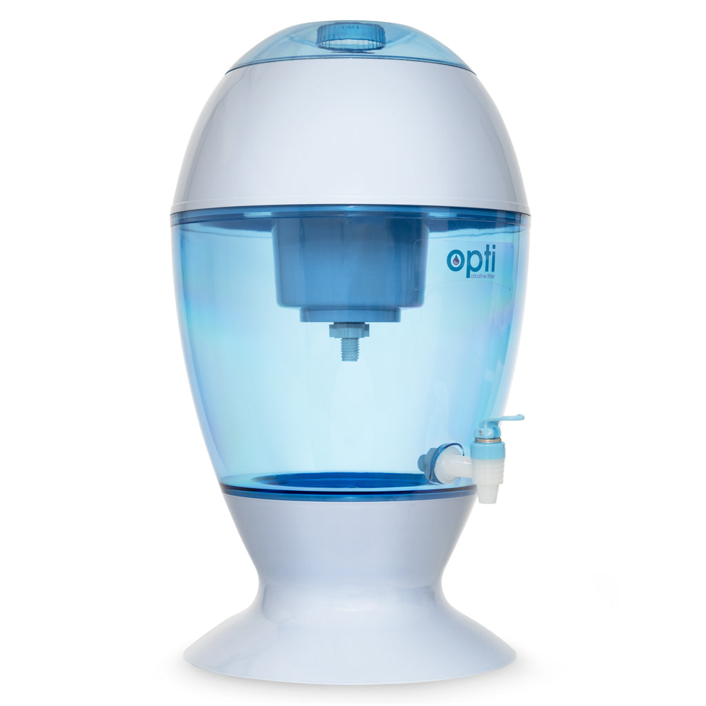 Opti Drop | Alkaline Countertop Water Dispenser (3 Gallon Capacity) + 1 Filter (200 Gal)