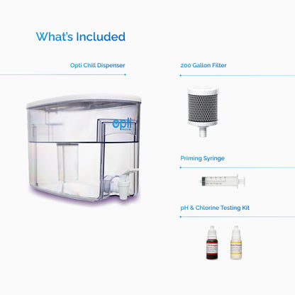 Opti Chill Kit | In-Fridge Tap Water Filtration Unit + Advanced Alkaline Filter