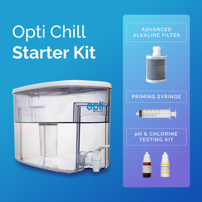 Opti Chill Kit | In-Fridge Tap Water Filtration Unit + Advanced Alkaline Filter