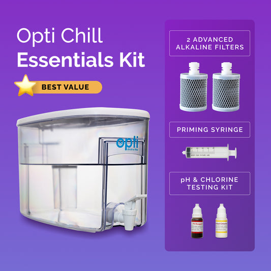Opti Chill Kit | In-Fridge Tap Water Filtration Unit + Advanced Alkaline Filter