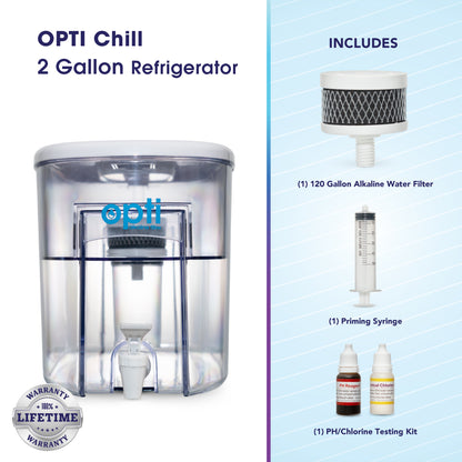 Opti Chill | 2 Gallon Refrigerator Unit + 1 Filter (Retail $80/ Affiliate $64)