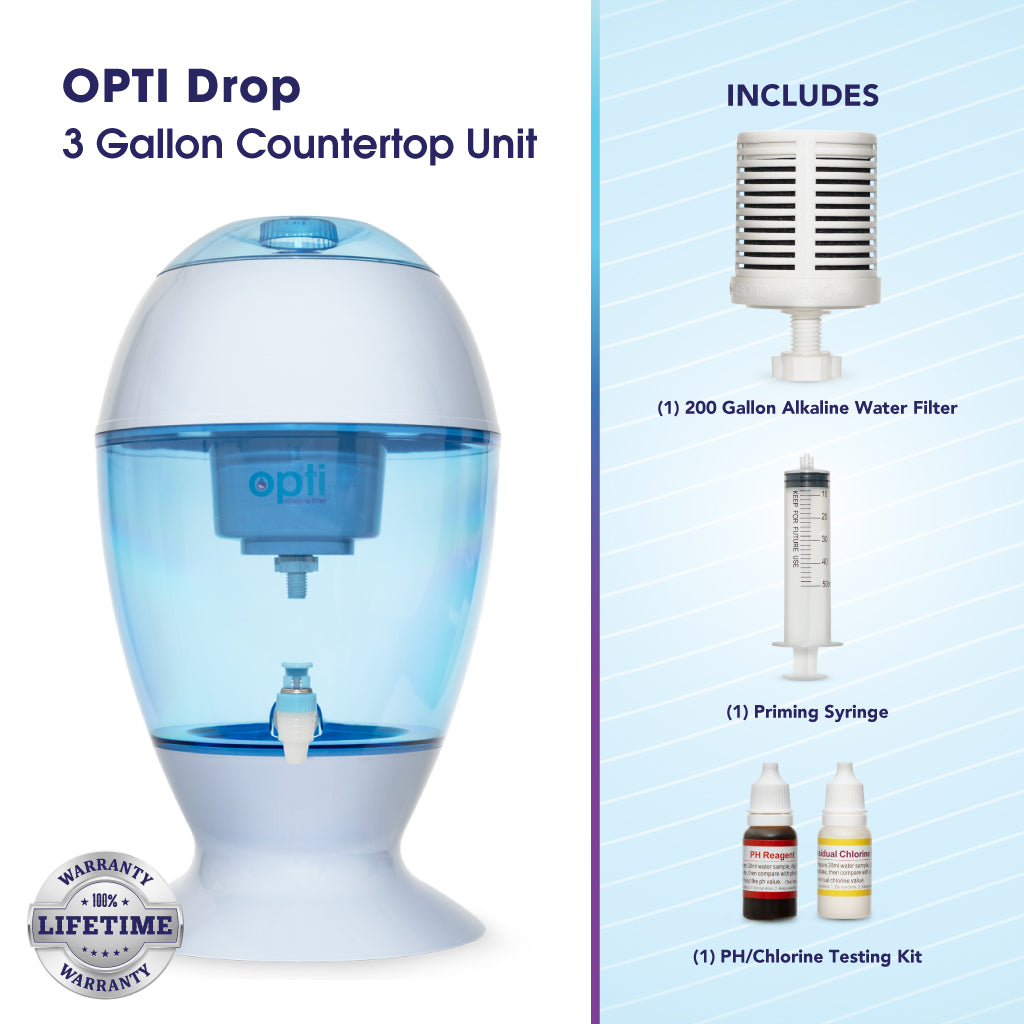 Opti Drop | 3 Gallon Countertop Unit (Retail $150/ Affiliate $120)