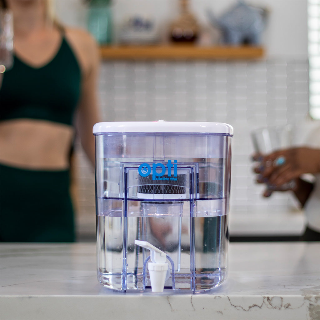 Opti Chill | Alkaline Refrigerator Water Dispenser (2 Gallon Capacity) + 1 Filter (200 Gal)